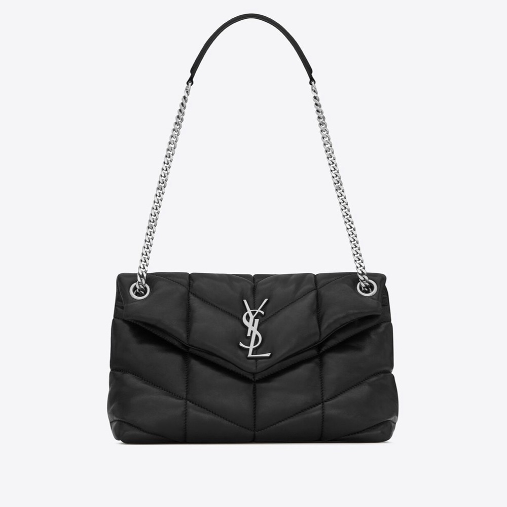 Gently used Saint Laurent Lou Lou Puffer in Black